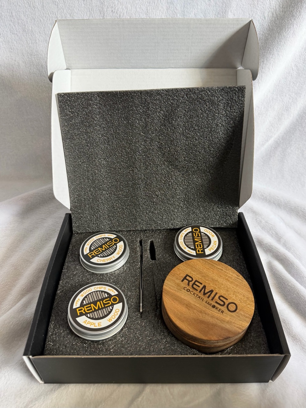 Whiskey Smoker Kit with Torch 3 Wood Chip Flavors